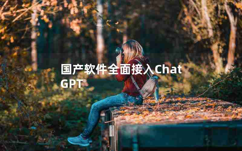 国产软件全面接入ChatGPT