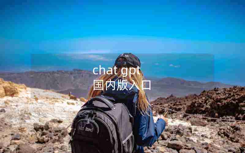 chat gpt 国内版入口