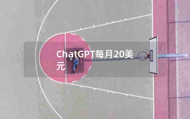 ChatGPT每月20美元