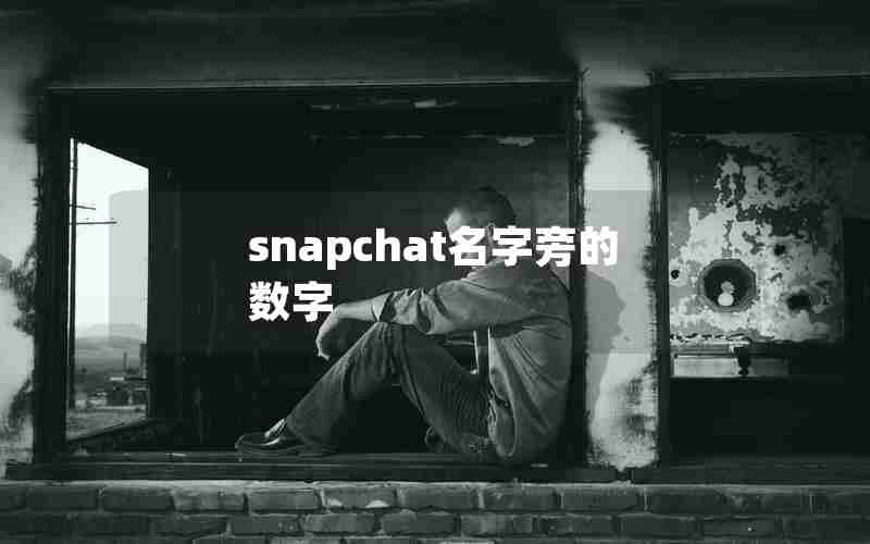 snapchat名字旁的数字