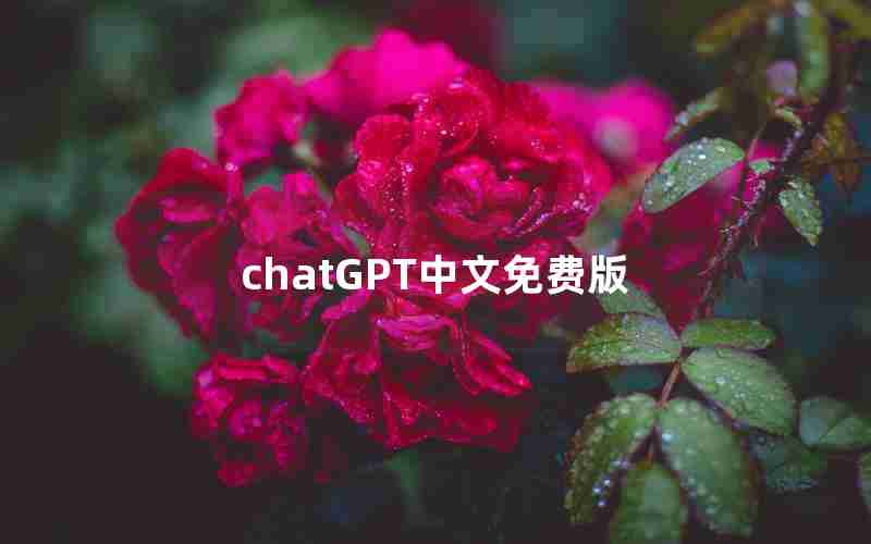 chatGPT中文免费版