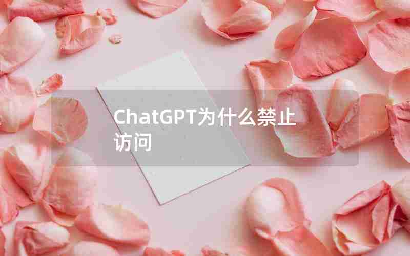 ChatGPT为什么禁止访问