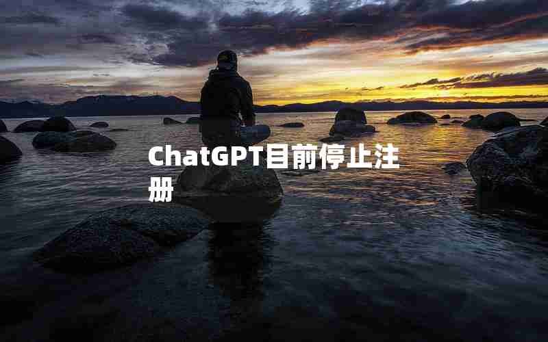 ChatGPT目前停止注册