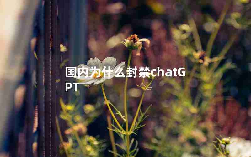 国内为什么封禁chatGPT