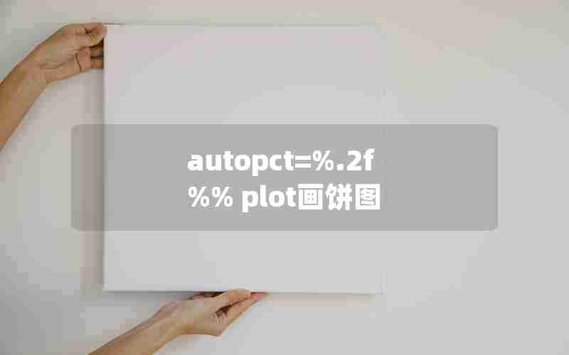 autopct=%.2f%% plot画饼图