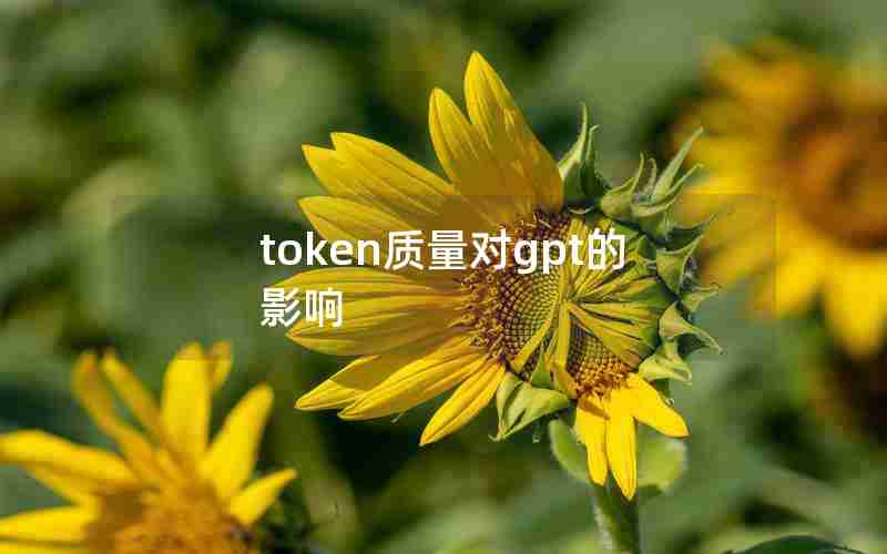 token质量对gpt的影响