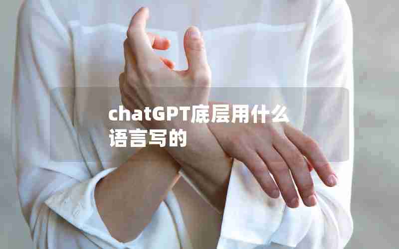 chatGPT底层用什么语言写的