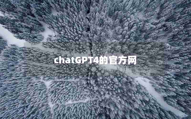 chatGPT4的官方网