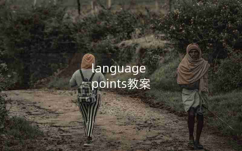 language points教案