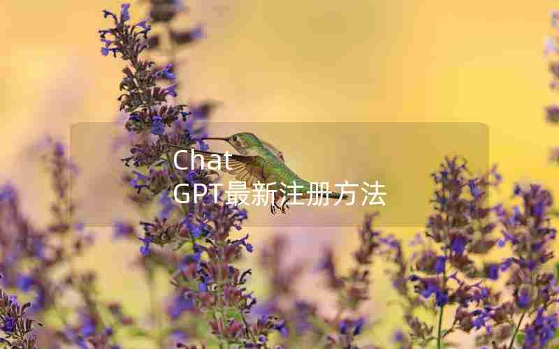 Chat GPT最新注册方法