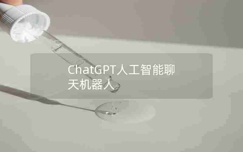 ChatGPT人工智能聊天机器人