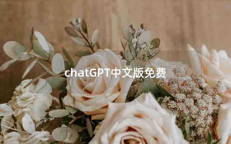 chatGPT中文版免费