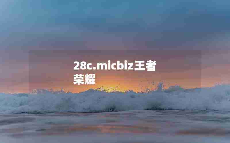 28c.micbiz王者荣耀