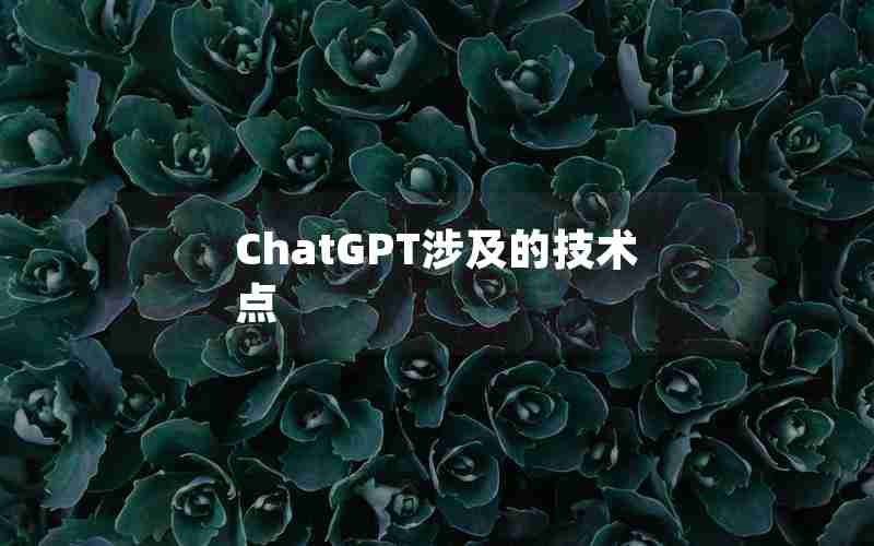 ChatGPT涉及的技术点