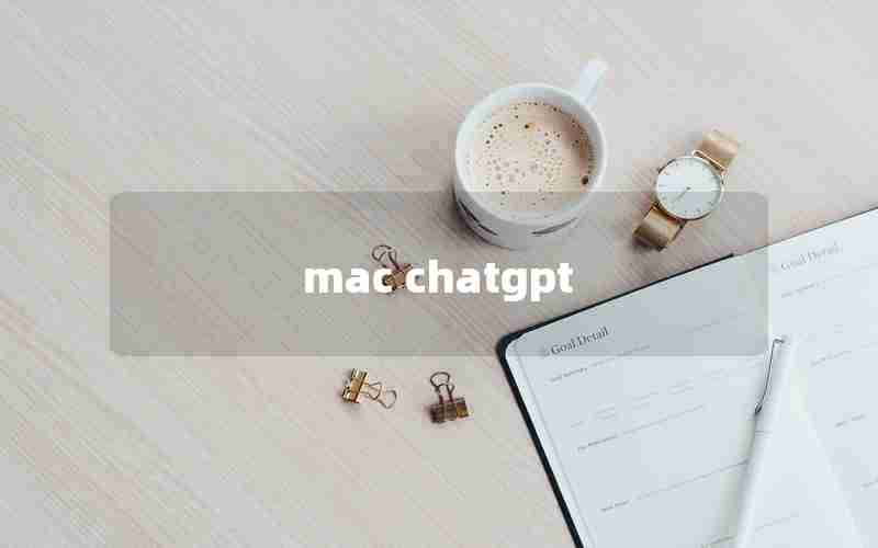 mac chatgpt