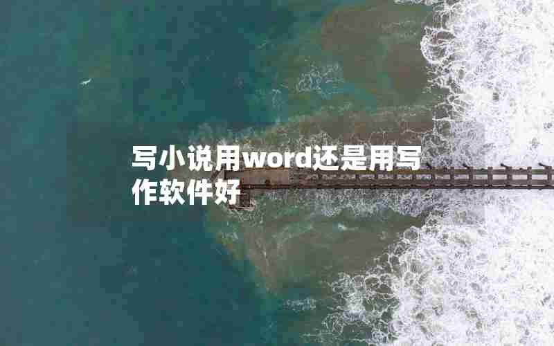 写小说用word还是用写作软件好