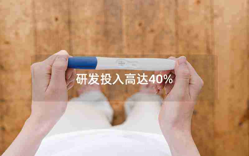 研发投入高达40%