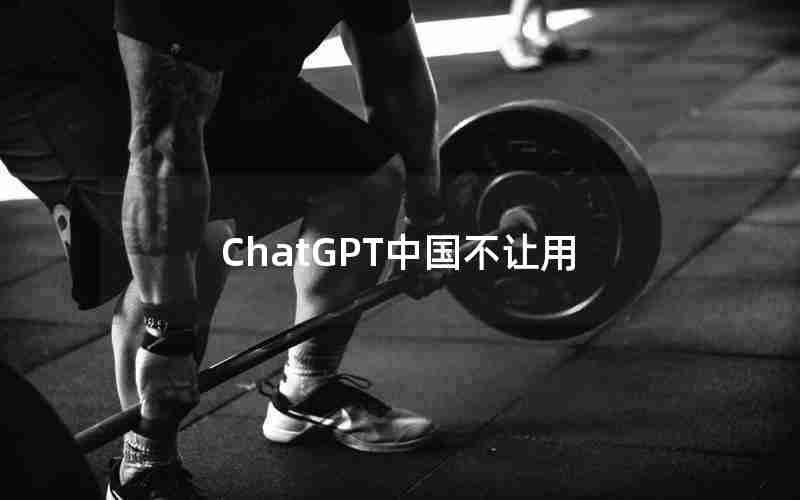 ChatGPT中国不让用