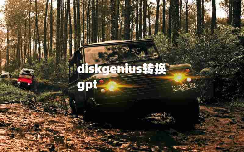 diskgenius转换gpt