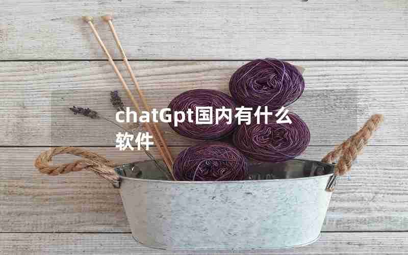 chatGpt国内有什么软件—国内跟chatGPT差不多的软件