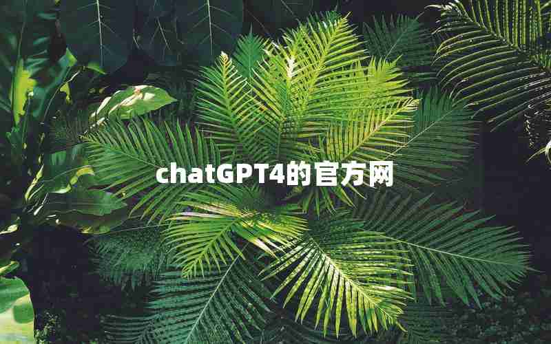 chatGPT4的官方网