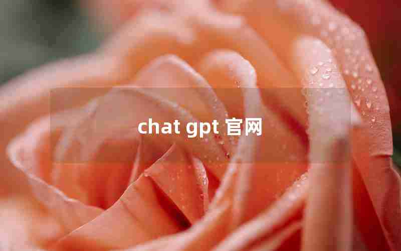 chat gpt 官网