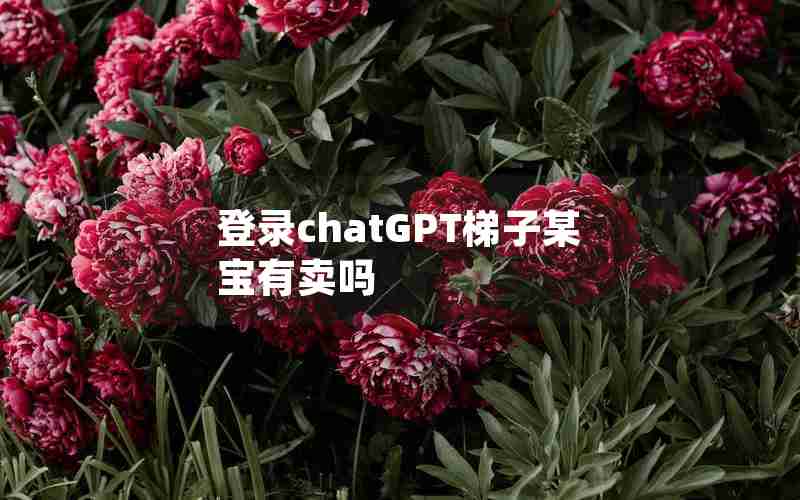 登录chatGPT梯子某宝有卖吗