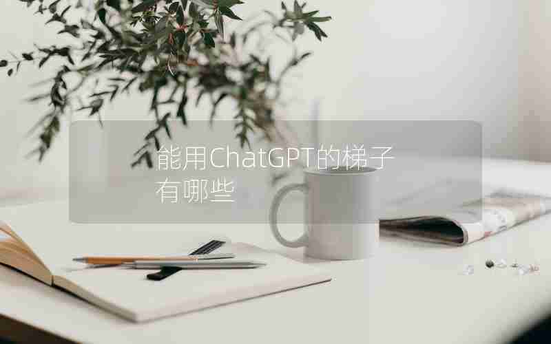 能用ChatGPT的梯子有哪些