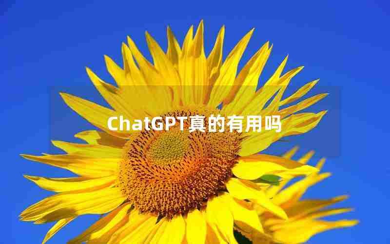 ChatGPT真的有用吗