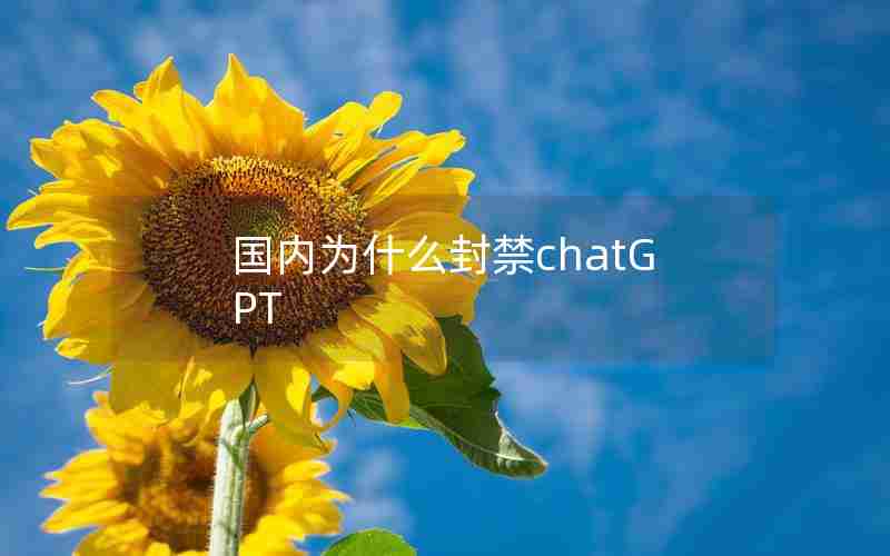 国内为什么封禁chatGPT