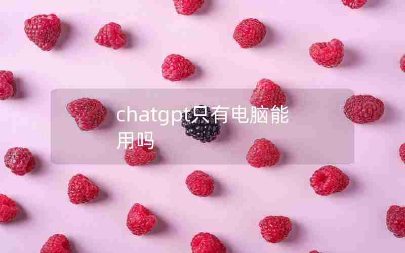 chatgpt只有电脑能用吗(Chat GPT最新注册方法)