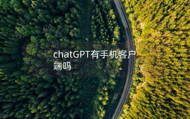 chatGPT有手机客户端吗