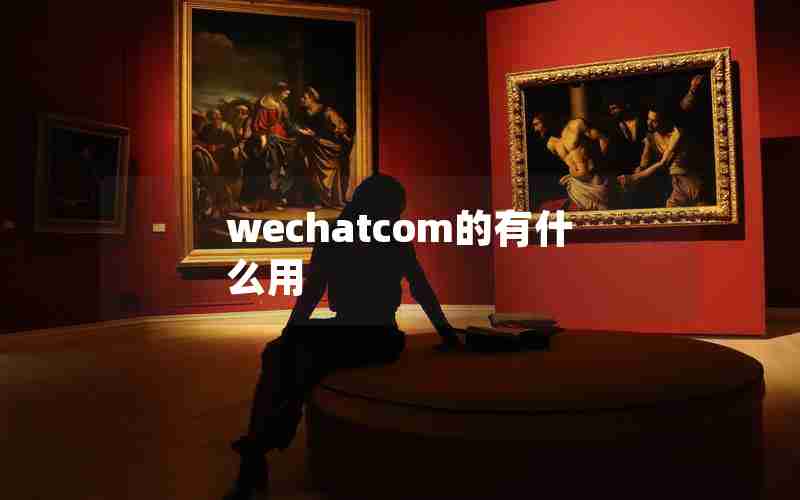 wechatcom的有什么用