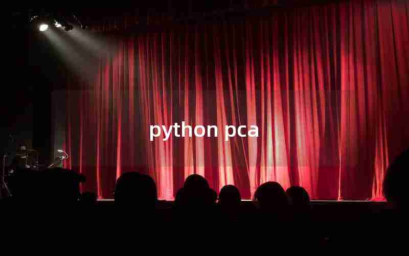 python pca