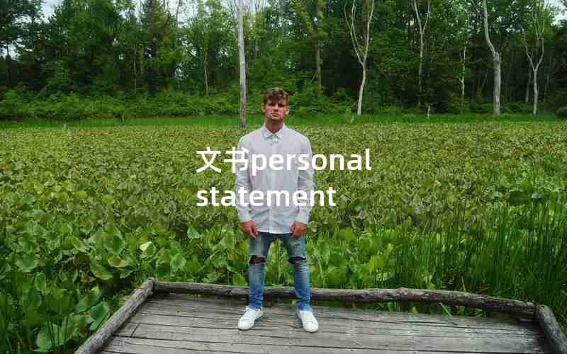 文书personal statement