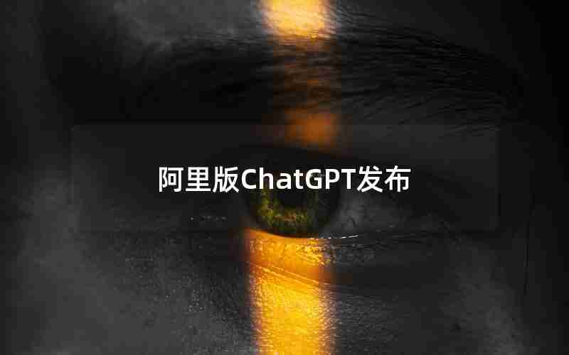 阿里版ChatGPT发布