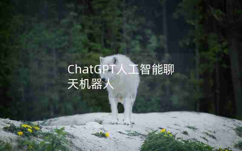 ChatGPT人工智能聊天机器人