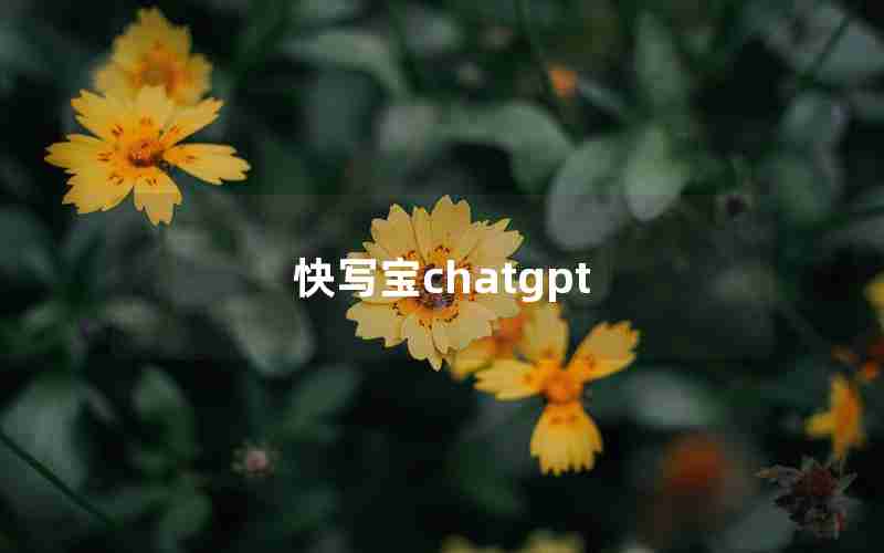 快写宝chatgpt