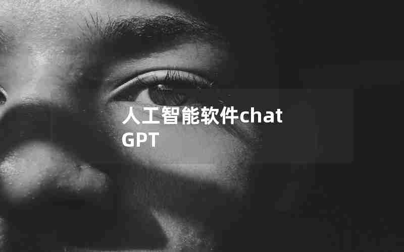 人工智能软件chat GPT