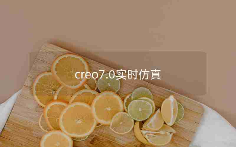 creo7.0实时仿真