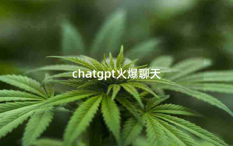 chatgpt火爆聊天