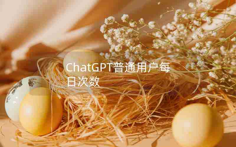 ChatGPT普通用户每日次数