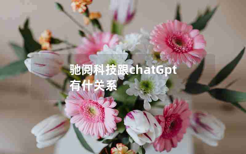 驰阅科技跟chatGpt有什关系