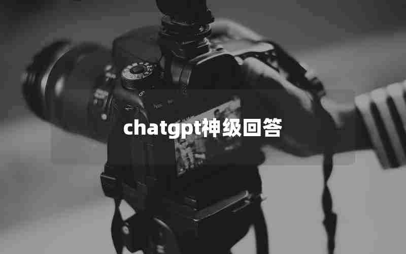 chatgpt神级回答