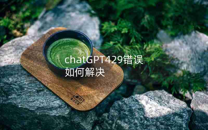 chatGPT429错误如何解决