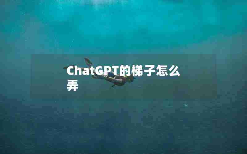 ChatGPT的梯子怎么弄