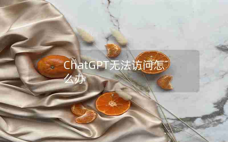 ChatGPT无法访问怎么办