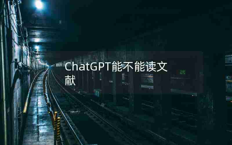 ChatGPT能不能读文献