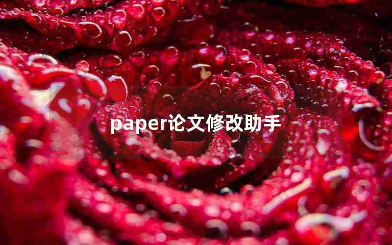 paper论文修改助手