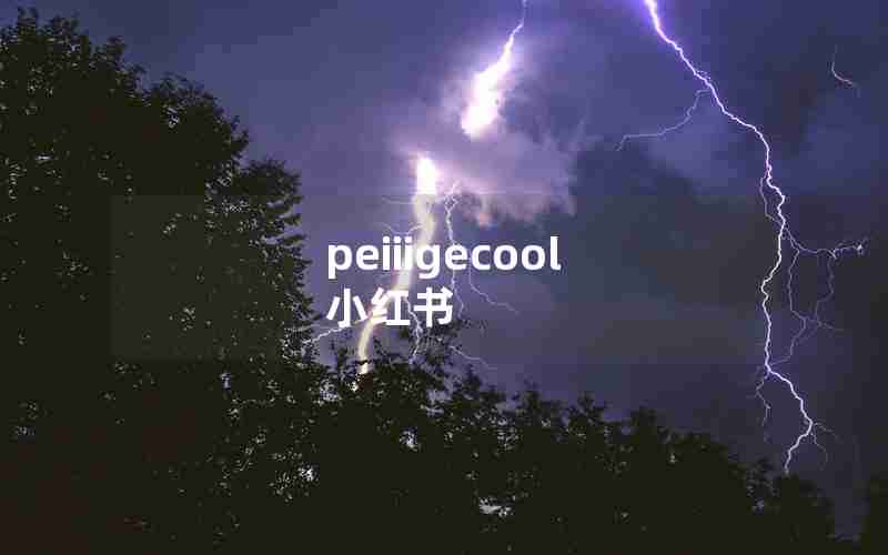 peiiigecool 小红书